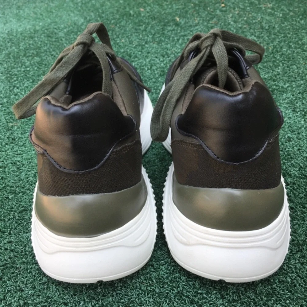 NWT Steve Madden Reverse Leather Camo Sneaker 8.5 - Picture 6 of 13